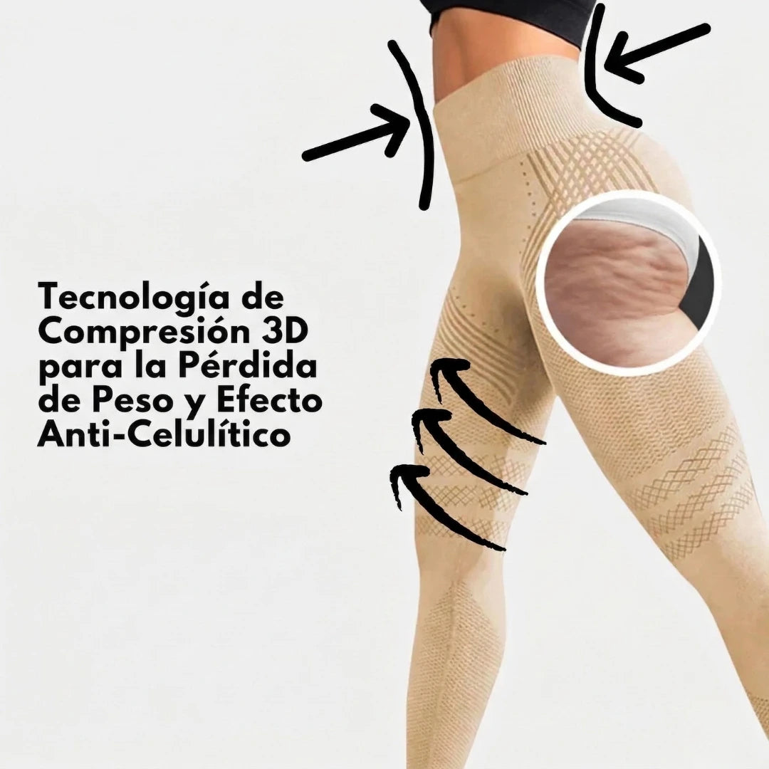 3D Curvena Leggings - Natural Shaping