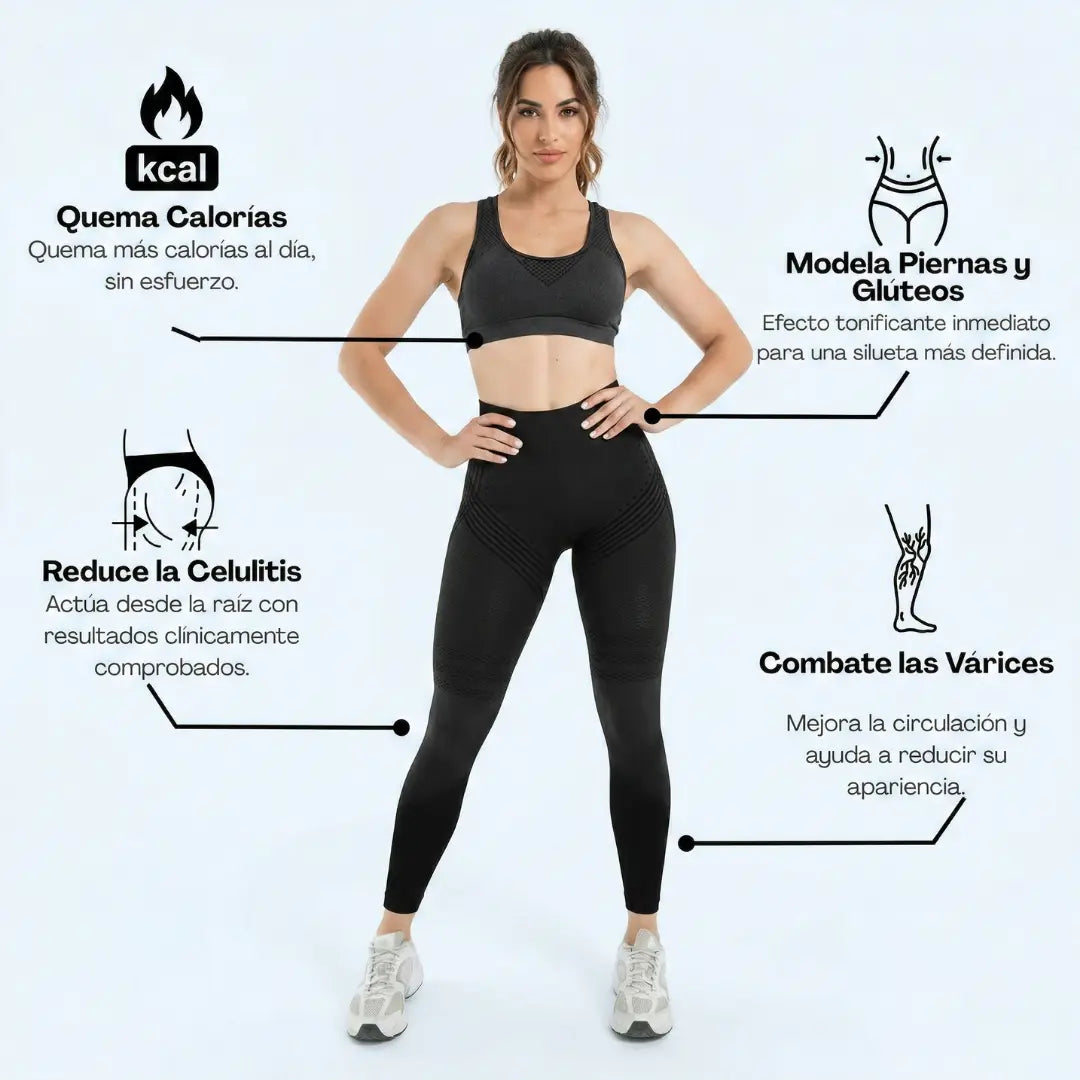 3D Curvena Leggings - Natural Shaping