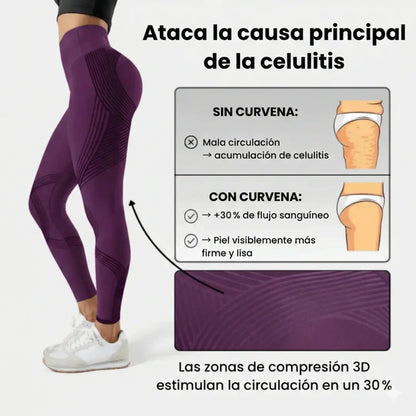 3D Curvena Leggings - Natural Shaping